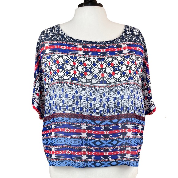 Ruby Rd. Summer Spirit Semi-Sheer Top - Picture 1 of 5